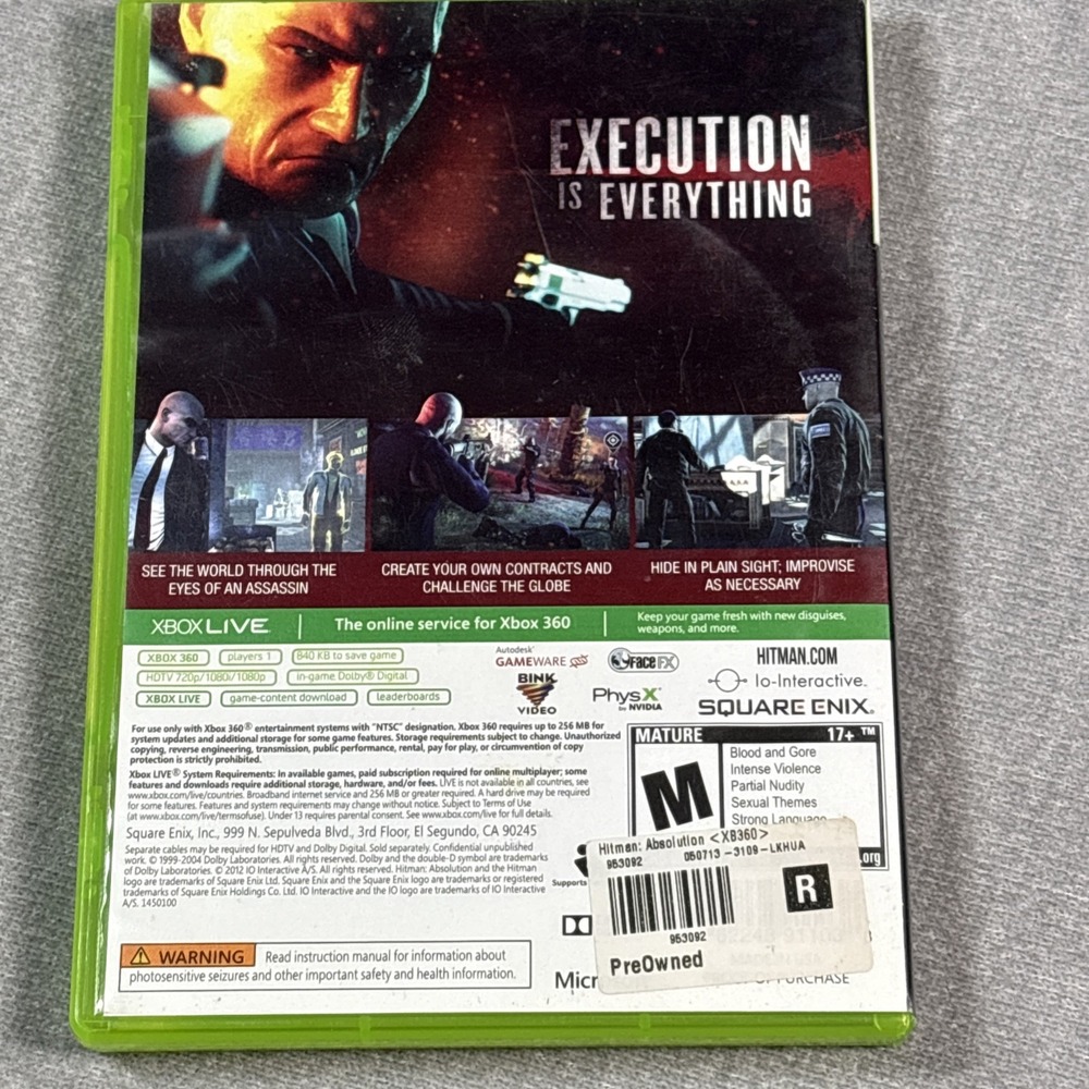 Hitman: Absolution (Microsoft Xbox 360 Video Game) - Picture 6 of 7